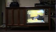 The 1967 Zenith 25" Console TV (The Sonderborg) - First Power Up