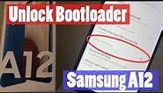 How to Unlock Bootloader Samsung Galaxy A12