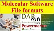 Molecular data file formats for Darwin and Power Marker Softwares #Population #Genetic