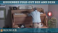 Hiddenbed Fold-Out Bed and Desk Mechanism