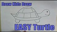 How To Draw: EASY Turtle