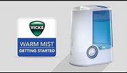 Vicks Warm Mist Humidifier V750 - Getting Started