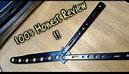 Butterfly Knife Trainer Review | 100% honest review of the cheapest trainer knife available.!