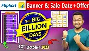 Big Billion Day Flipkart 2023 Banner LIVE | Flipkart Big Billion Day Sale Date, Flipkart Big Billion