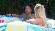 Big Sky 4 Person Inflatable Floating Island for Pool, Lake, or Beach - Water Float with Cup Holde...