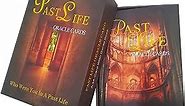 Past Life Oracle Cards with Guidebook,44 Tarot Deck Oracle Cards, Love Oracle Cards,Life Purpose Oracle Cards Divination Cards