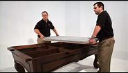 How to assemble and install your Majestic Billiards slate pool table