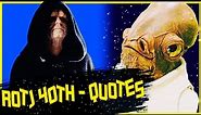 40th Anniversary: Memorable Return of the Jedi Quotes