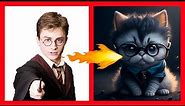HARRY POTTER in KITTENS: A Magical Transformation!!!