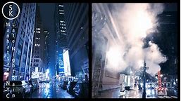 NYC Late-Night Rainfall - Manhattan, New York 5K - Vertical Video