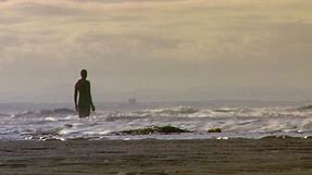 Antony Gormley's 'Another Place' on Crosby Beach