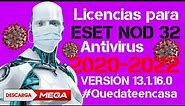 CLAVES, SERIALES y LICENCIAS HASTA EL 2021 para ESET NOD 32 Antivirus