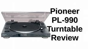 Pioneer Pl-990 Turntable Review