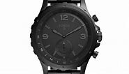 Fossil FTW1115 Hybrid Smartwatch – Q Nate Black Stainless Steel