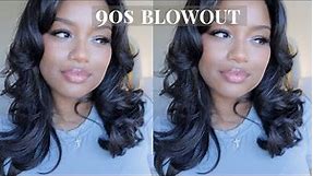 HOW TO: 90s blow out on natural hair