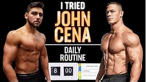 I Tried Everything John Cena Does In A Day