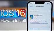 How To Install iOS 16 Public Beta