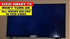 How to Fix VIZIO TV Not Turning On and NO Led Light Blinking | Easy Method