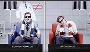 LG Cinema 3D TV- Battle of the glasses- Test 2