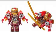 lego Iron Man Mark 17 extension armor "Samurai" /MOC