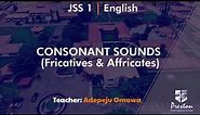 Consonant Sounds (Fricatives & Affricates) - JSS1 English