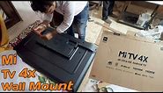 Mi TV 4x 50 inch Wall Mount and Unboxing installation