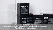 Beiter DC Power Replacement Battery for APC Back-UPS RS 1500-12V 8ah Kit of 2