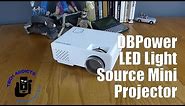 DBPower LED Light Source Mini Projector Unboxing