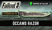 Unlock the Occams Razor: Fallout 3's Hidden Weapon