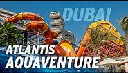 World's Largest Water Park! Atlantis Aquaventure Dubai | Water Slides 2023