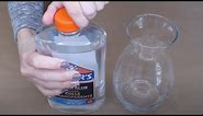 Pour Elmer's glue on your window for this breathtaking idea!