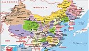 China Map | HD Political Map of China