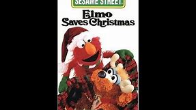 Sesame Street: Elmo Saves Christmas (1996 VHS) (1997 Reprint) (Full Screen)