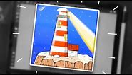 Drawing a Lighthouse on the iPad Pro