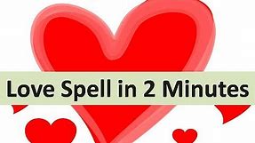 World's most powerful love spell that will make your love in 2 Minutes