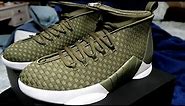 PSNY x Air Jordan 15 Olive UNBOXING - The Best Jordans 15's ?? My First Impression | Sneaker Review