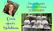 Paula Young's Gray Wig Colors: COMPARED!!!