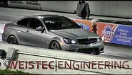 C63 AMG - Supercharged - Before and After 3.0 L Supercharger - 1/4 Mile Testing - Road Test TV ®