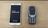 Samsung Galaxy S6 vs. Nokia 3310 - Which Is Faster? (4K)