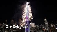 Watch Dubai's 2022 New Year fireworks display