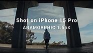 iPhone 15 Pro Cinematic 4k + SANDMARC Anamorphic Lens