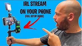 How to IRL Stream on your iPhone in 2024! (FULL IRL SETUP GUIDE)