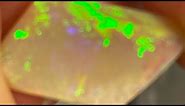 Lightning ridge opal. Most beautiful opals in the world. Check out the amazing colors. #opal #gemsl