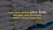 These sacks of flour save lives