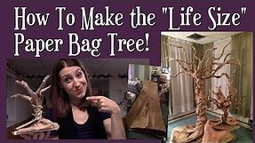 How to Make the "Life Size" Paper Bag Tree!