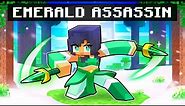 Becoming the EMERALD ASSASSIN in Minecraft!