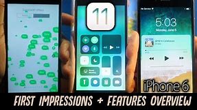 iOS 11 First Impressions & Features Overview! (iPhone 6) | How To Install iOS 11 WITHOUT a Computer