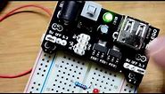 How to use a breadboard power supply module for DIY learning electronics