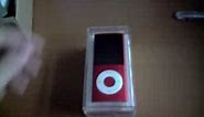 Unboxing 4th generation RED ipod nano
