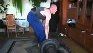 The worst deadlift form ever recorded.